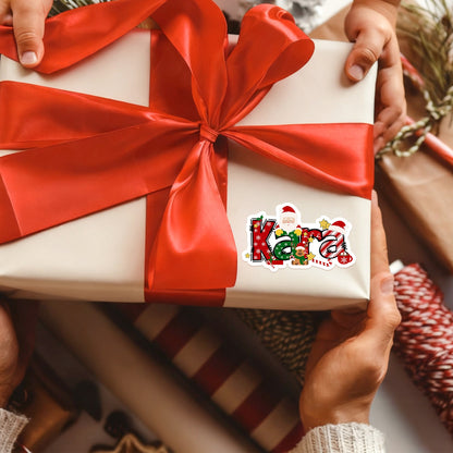 A Little Love Note from You Make Your Gifts Extra Special This Christmas - Personalized Waterproof Stickers