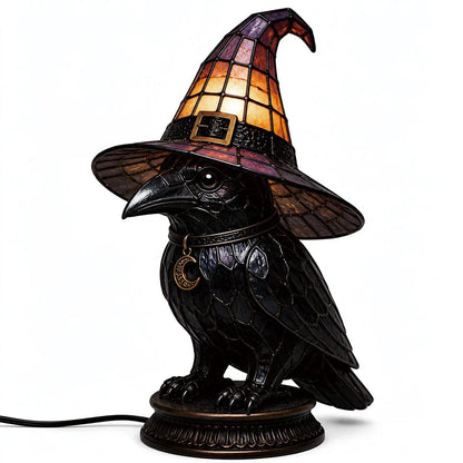 Decorative Magical Black Cat Witch Lamp for Focused Lighting