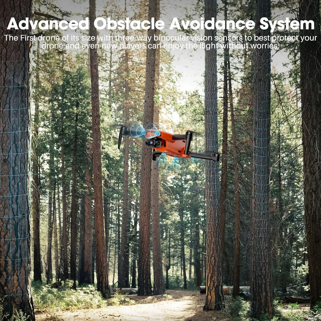 4K 5G Drone with 3-Axis Gimbal and 360° Obstacle Avoidance
