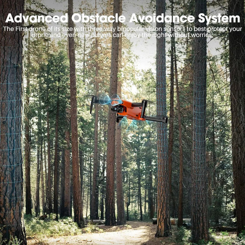 4K 5G Drone with 3-Axis Gimbal and 360° Obstacle Avoidance