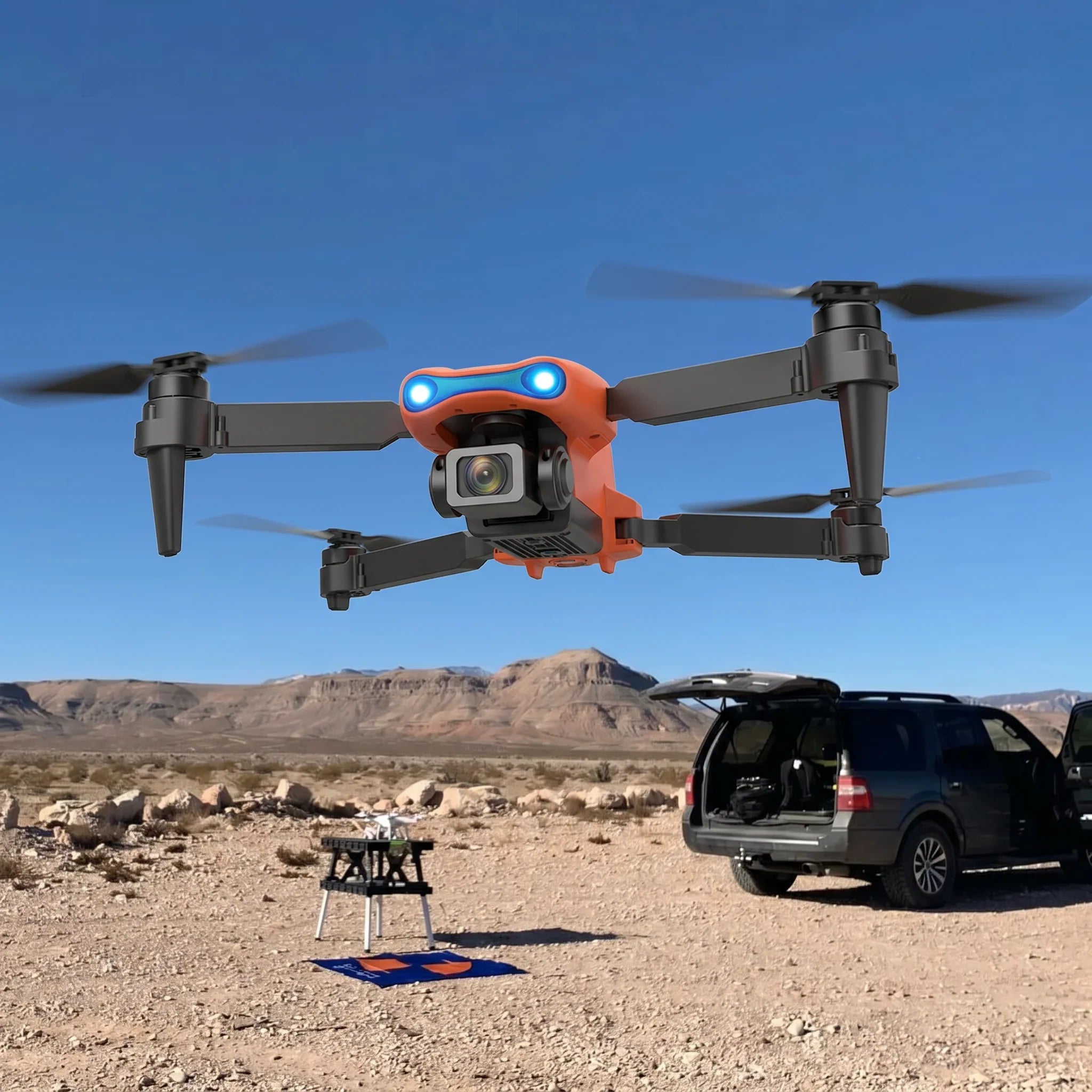 4K 5G Drone with 3-Axis Gimbal and 360° Obstacle Avoidance