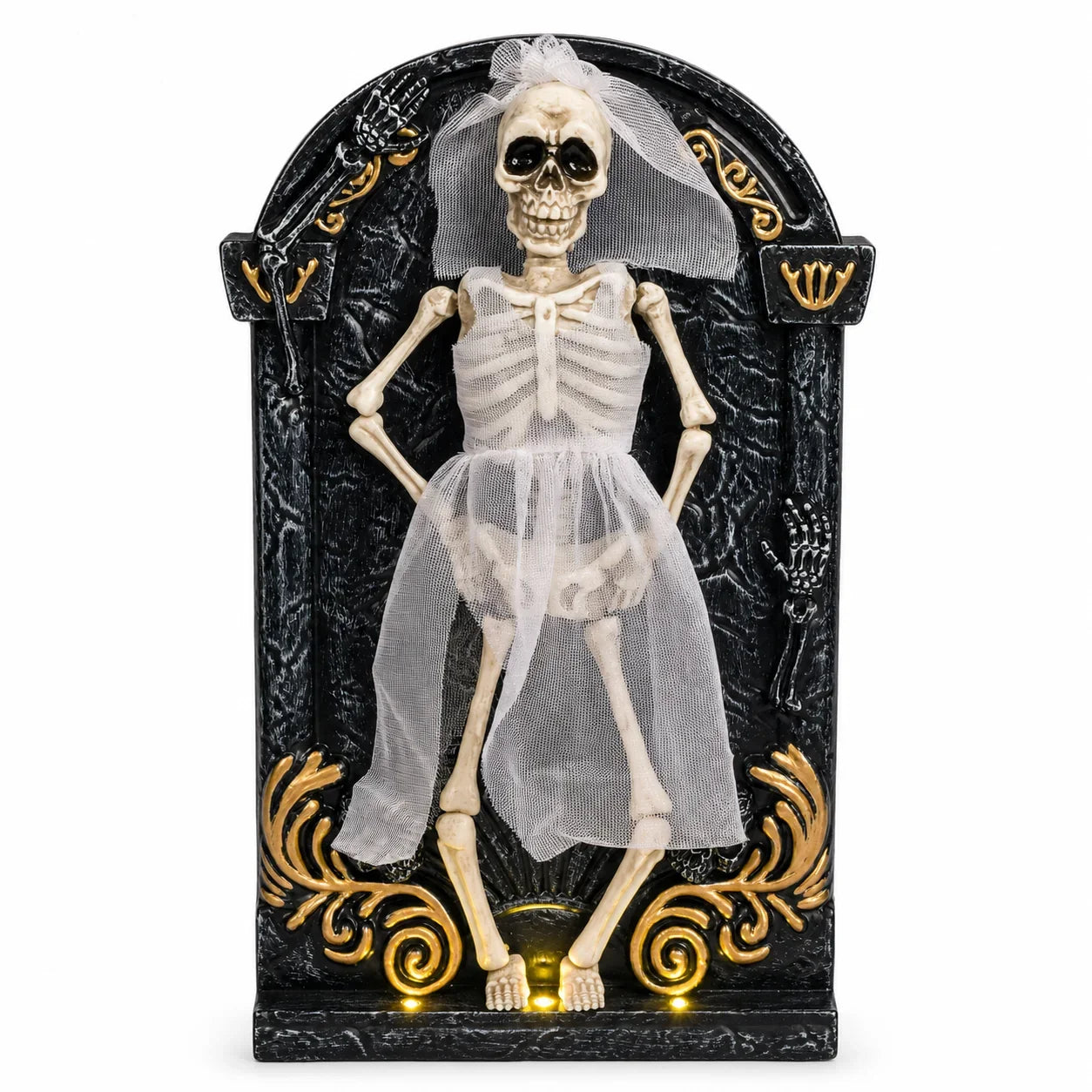 Decorative They Actually Move Animated Light-Up Dancing Skeleton