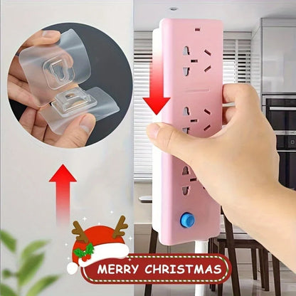 Practical 10/30/50 pairs Wall Hooks Hanger Double Sided Adhesive