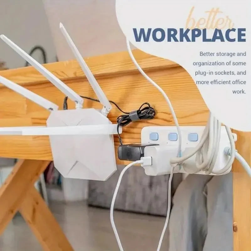 Practical 10/30/50 pairs Wall Hooks Hanger Double Sided Adhesive