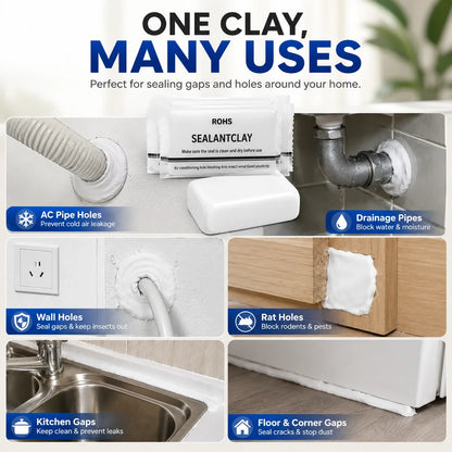 Purpose-Built Sealant Clay – Waterproof, Anti-Insect, Wall Hole