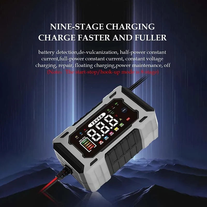 Purpose-Built 12V/24V Smart Battery Charger, Maintainer & Trickle