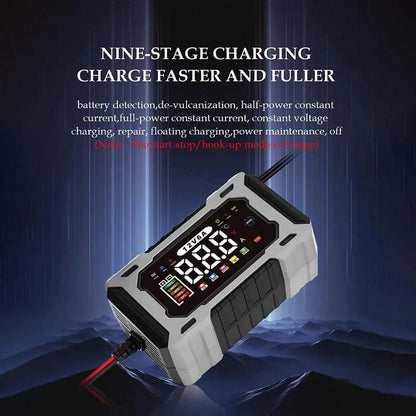 Purpose-Built 12V/24V Smart Battery Charger, Maintainer & Trickle