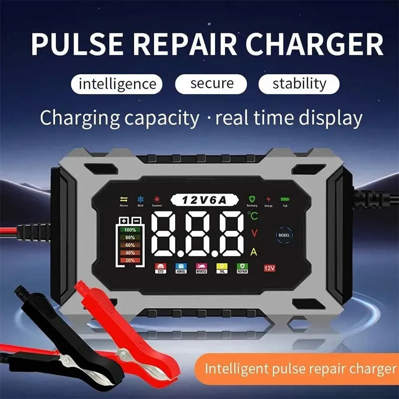 Purpose-Built 12V/24V Smart Battery Charger, Maintainer & Trickle