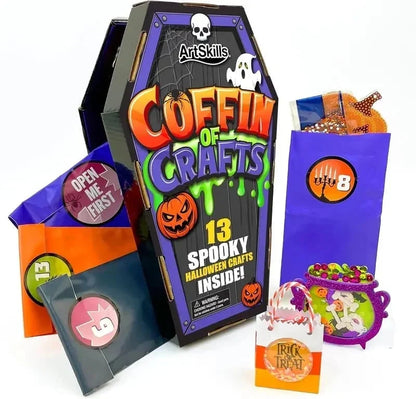 Purpose-Built Coffin Of Crafts Advent Calendar – 13 Days Of Spooky