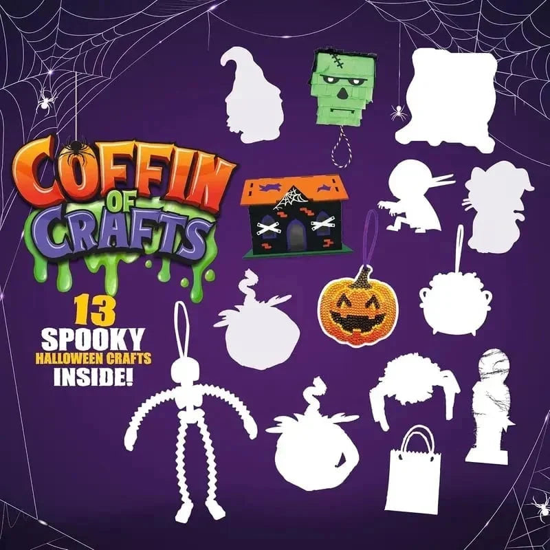 Purpose-Built Coffin Of Crafts Advent Calendar – 13 Days Of Spooky