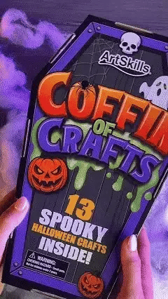 Purpose-Built Coffin Of Crafts Advent Calendar – 13 Days Of Spooky