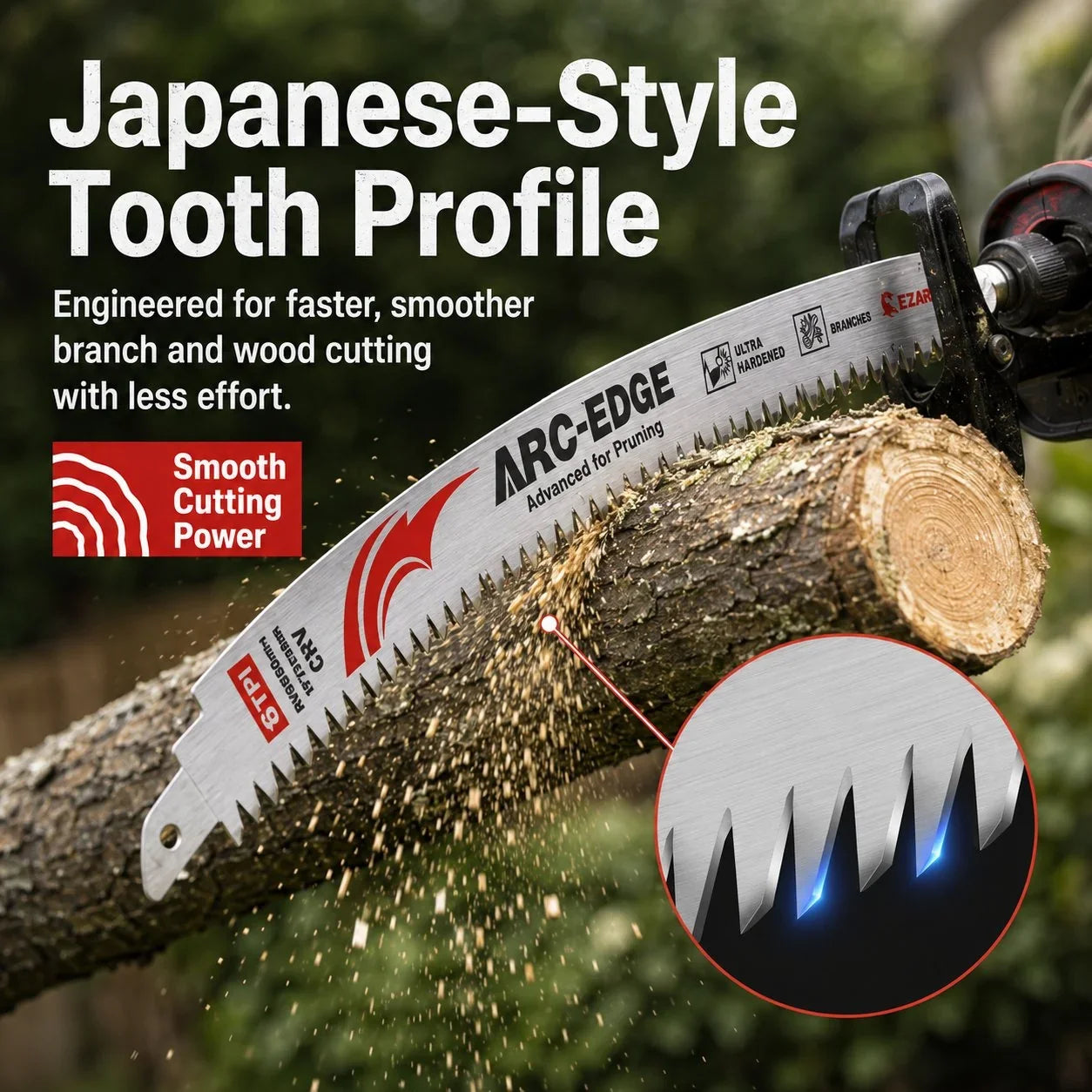 Purpose-Built Japanese Style Heavy Duty Forged Blade Sawzall