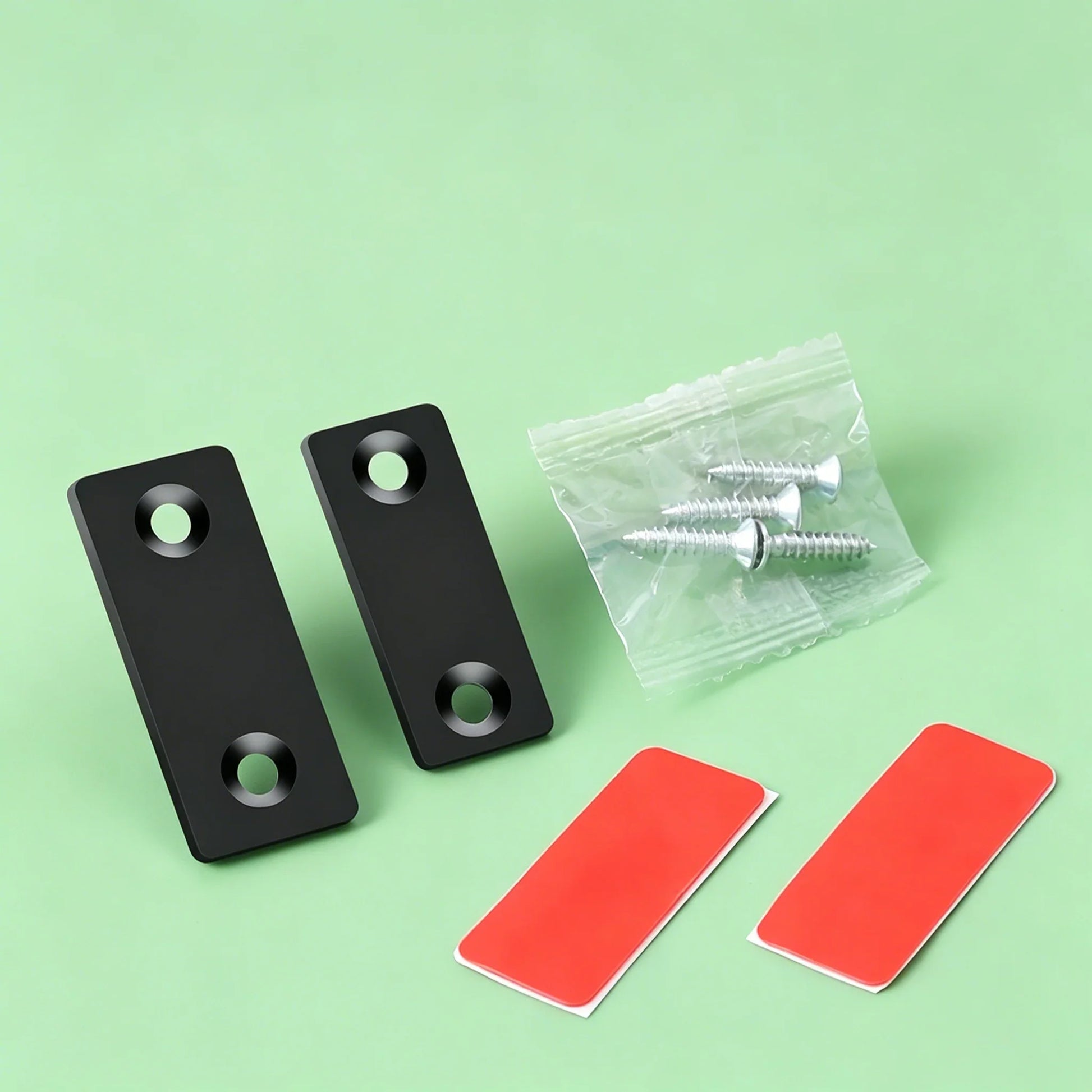 16-Pair Stick-On Magnetic Cabinet Catches with Tool-Free Installation