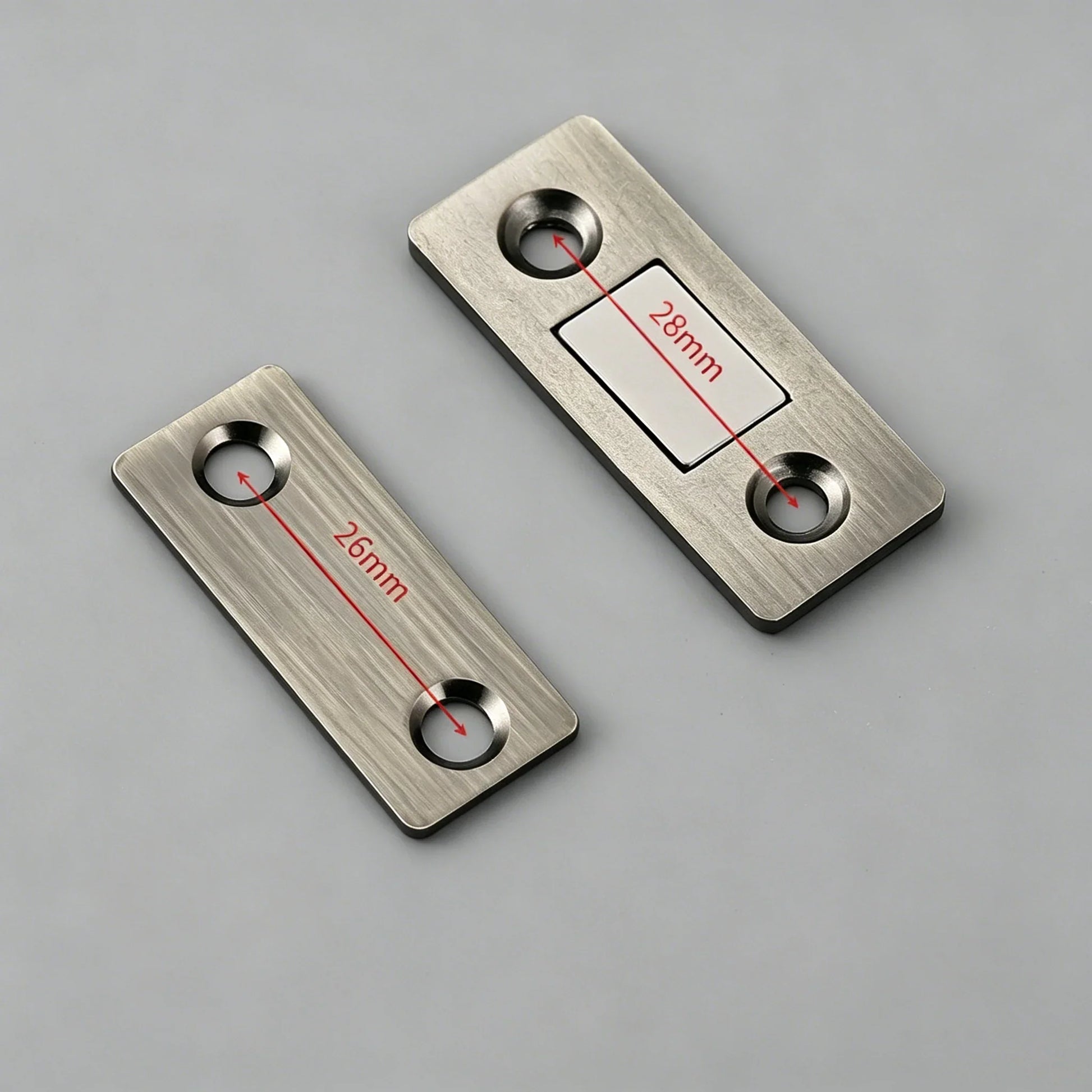 16-Pair Stick-On Magnetic Cabinet Catches with Tool-Free Installation