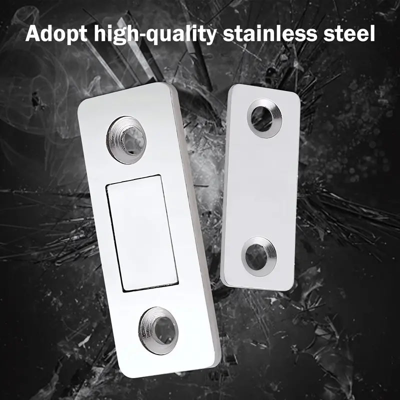 16-Pair Stick-On Magnetic Cabinet Catches with Tool-Free Installation