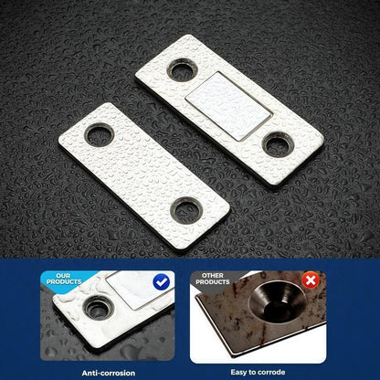 16-Pair Stick-On Magnetic Cabinet Catches with Tool-Free Installation