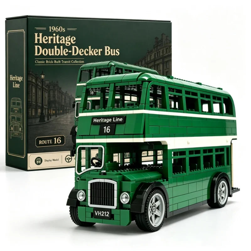 Purpose-Built 1960s Heritage Double-Decker Bus Building