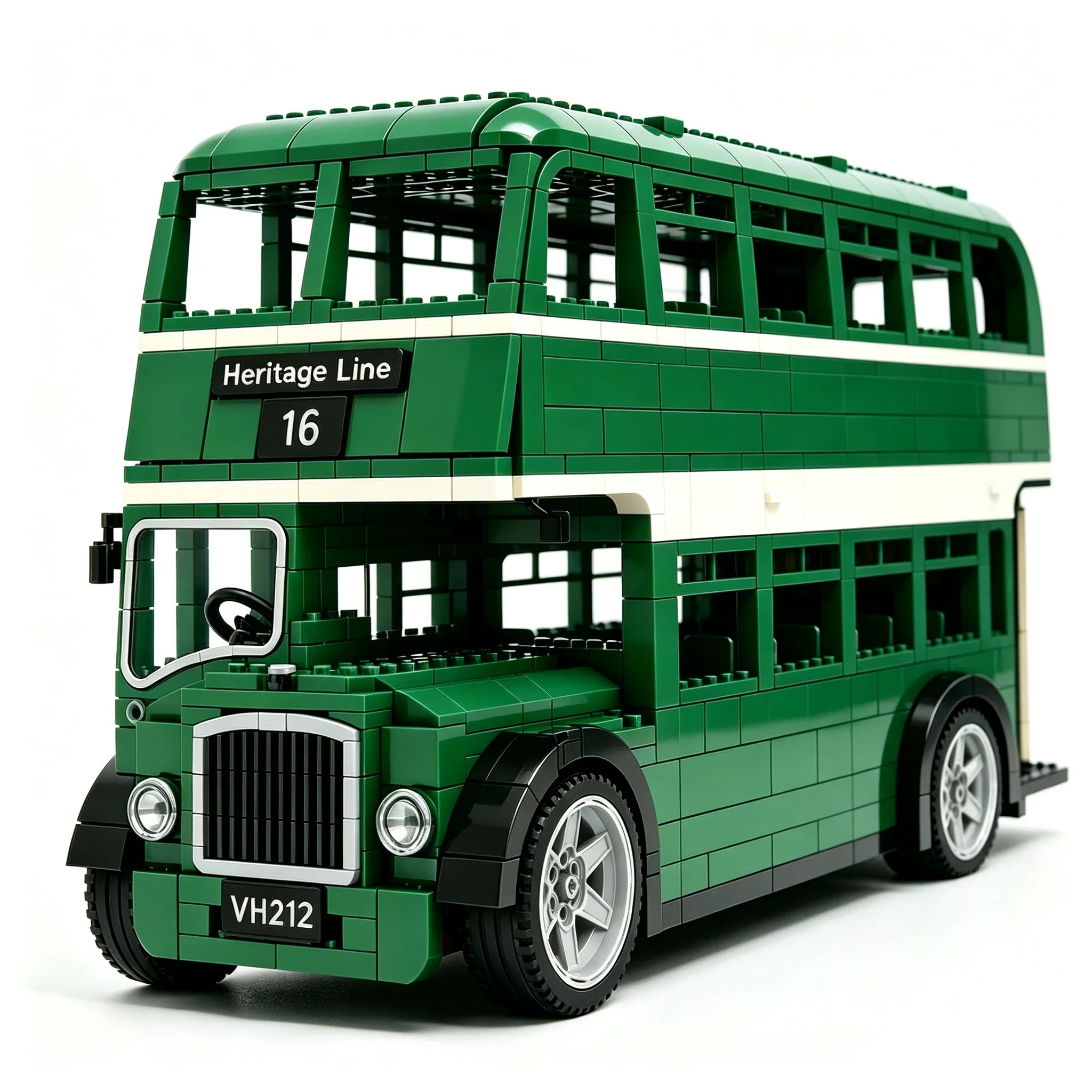 Purpose-Built 1960s Heritage Double-Decker Bus Building