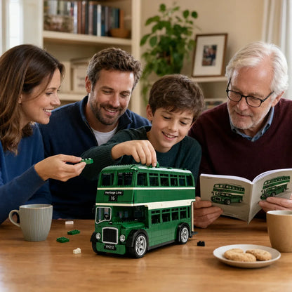 Purpose-Built 1960s Heritage Double-Decker Bus Building