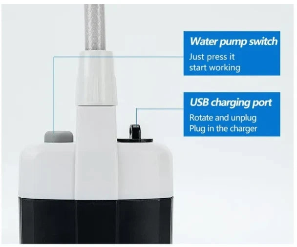 Compact Outdoor Rinse System for Campsite Shower Use