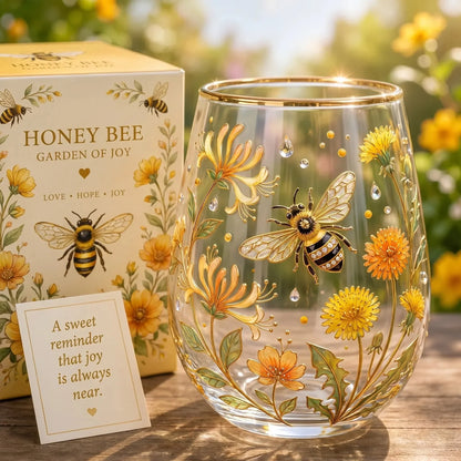 Outdoor Garden Morning Bliss Glass Tea Cup for Garden Display