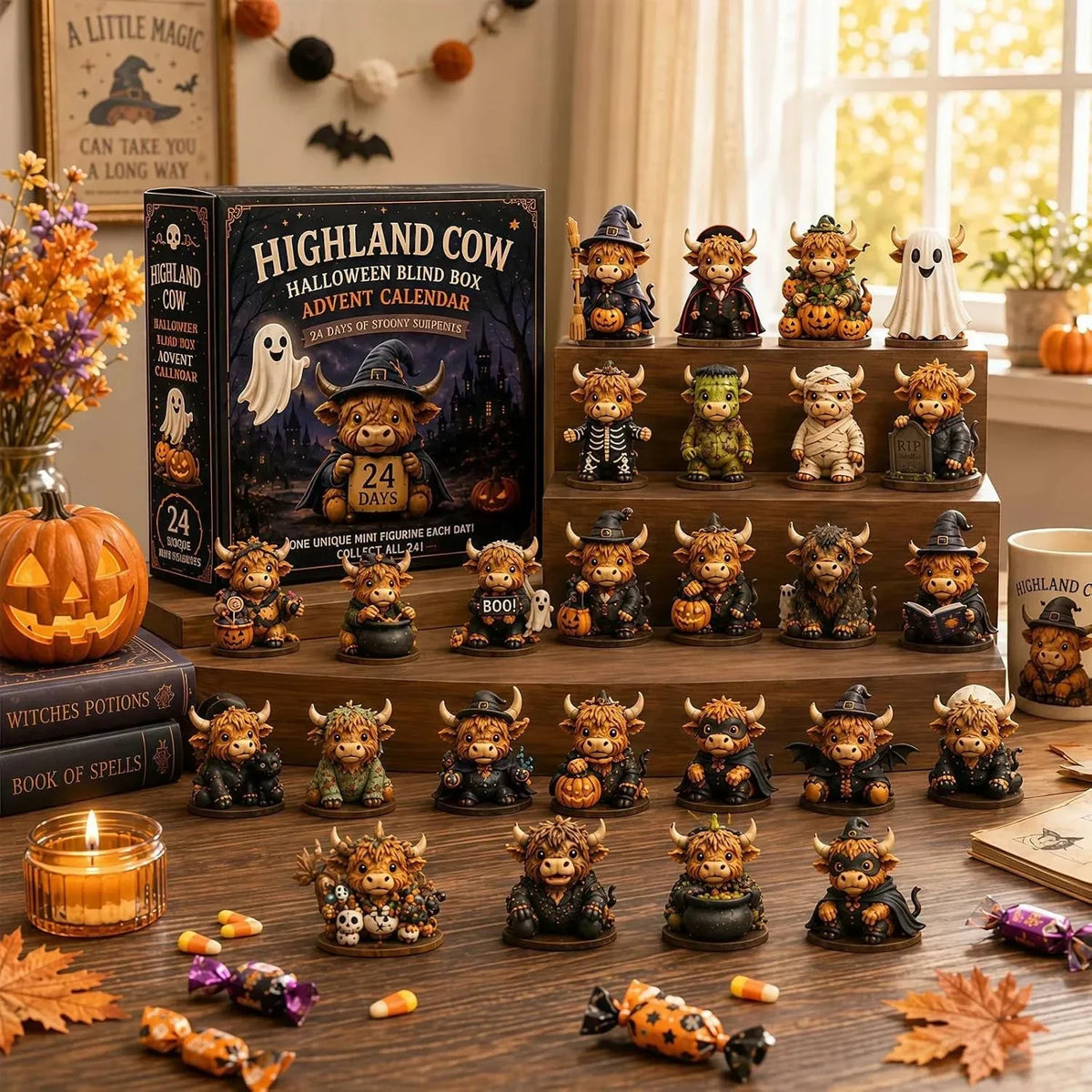 Purpose-Built Highland Cow Countdown Calendar for Everyday Use