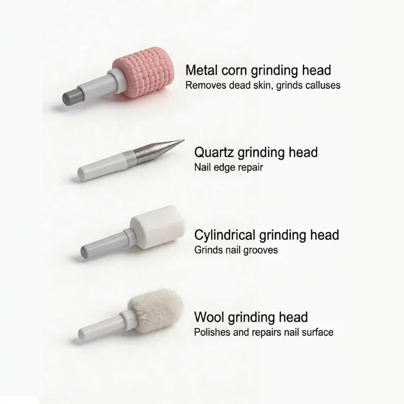 Purpose-Built Professional Electric Nail Polisher – Smooths thick