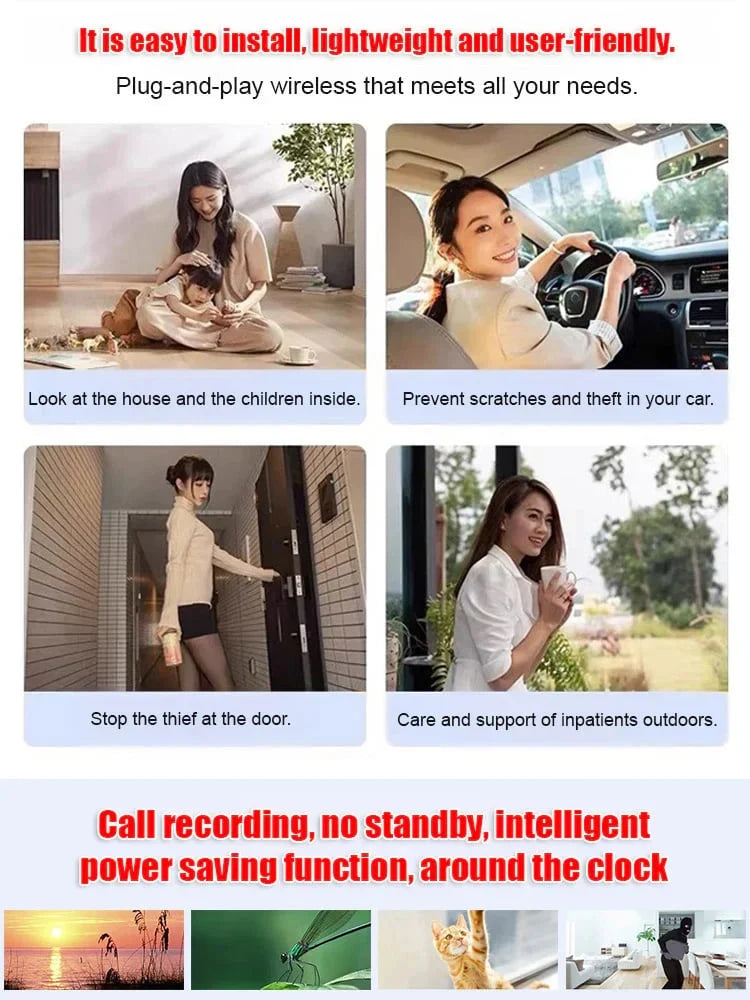 Purpose-Built NEW[Hidden camera HD night vision]No WIFI or