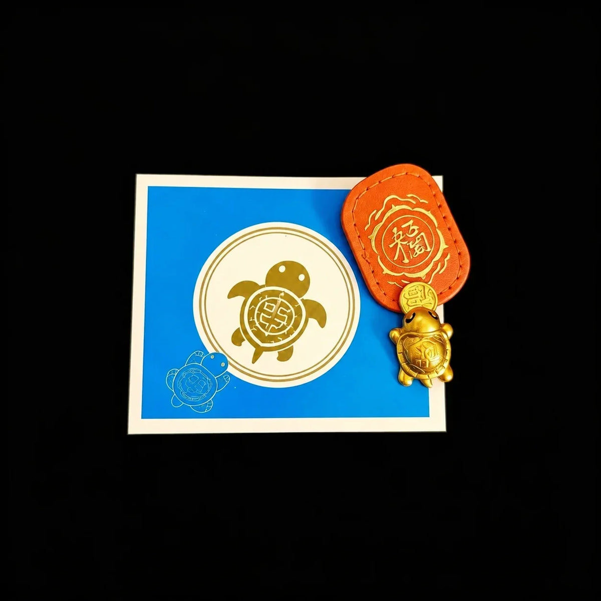 Gold-Tone Turtle Keepsake Charm Symbolizing Lasting Luck