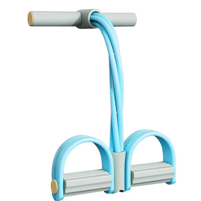 Adjustable 4-Tube Pedal Resistance Exerciser for Low-Impact Fitness