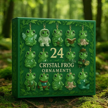 24-Day Forest Frog Ornament Countdown Calendar