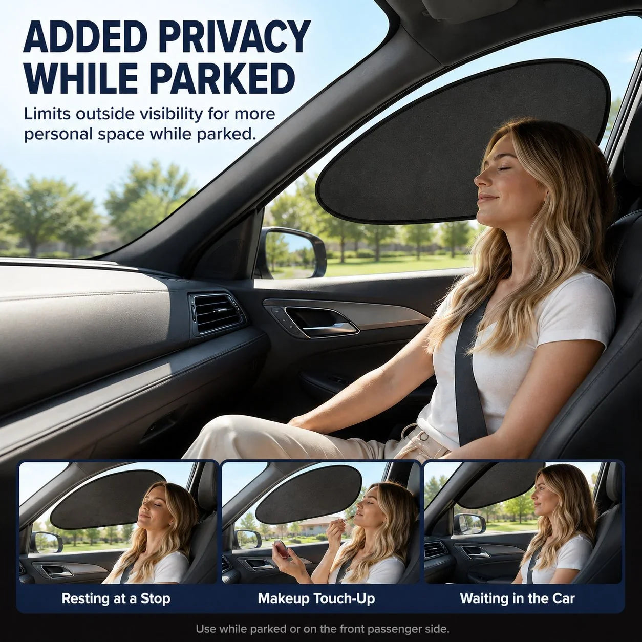 Outdoor-Ready 2/4-Pack Car Window Sun – & SUVs for Garden Display