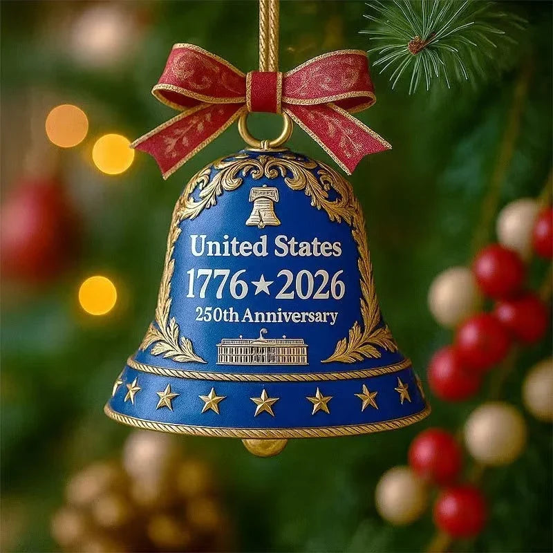 1776–2026 Liberty Tribute Cast-Metal Keepsake Bell