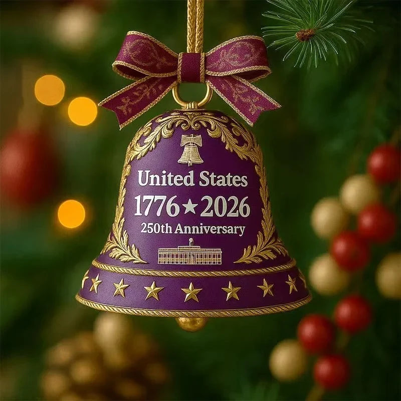 1776–2026 Liberty Tribute Cast-Metal Keepsake Bell