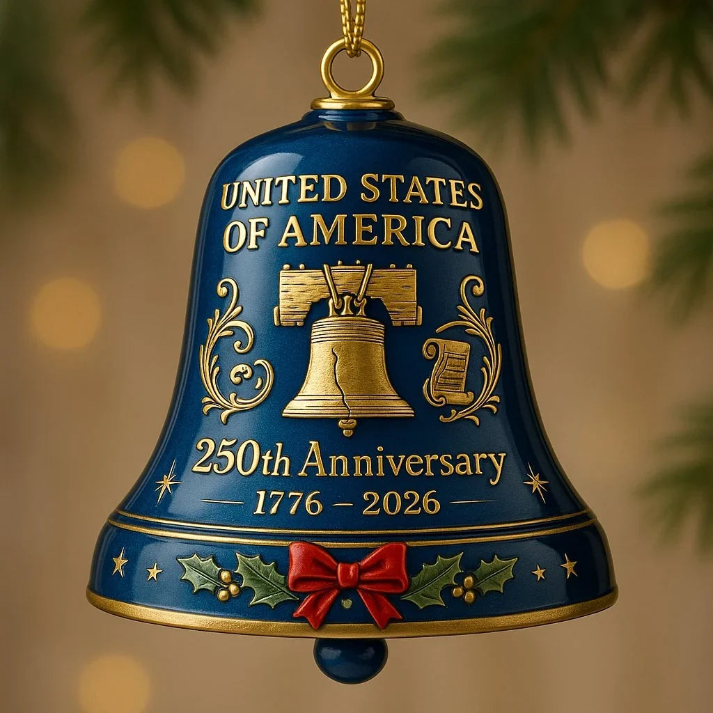 1776–2026 Liberty Tribute Cast-Metal Keepsake Bell