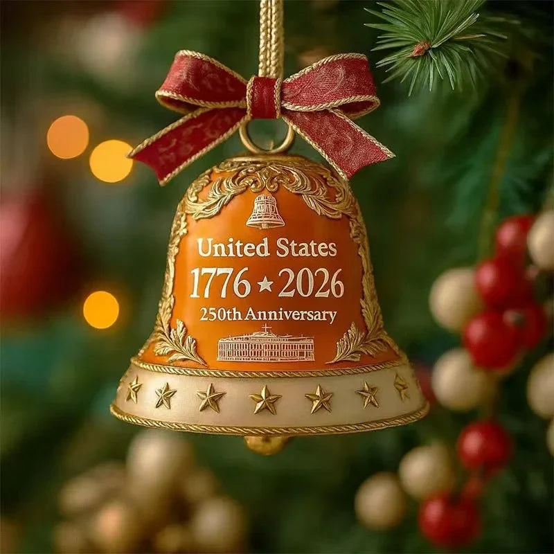 1776–2026 Liberty Tribute Cast-Metal Keepsake Bell