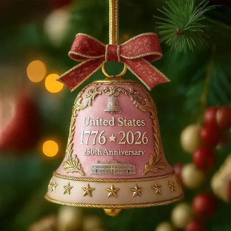 1776–2026 Liberty Tribute Cast-Metal Keepsake Bell