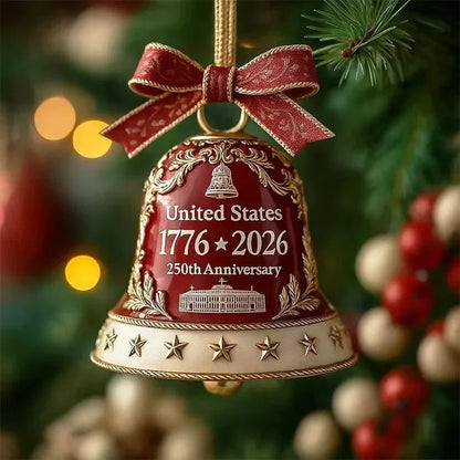 1776–2026 Liberty Tribute Cast-Metal Keepsake Bell