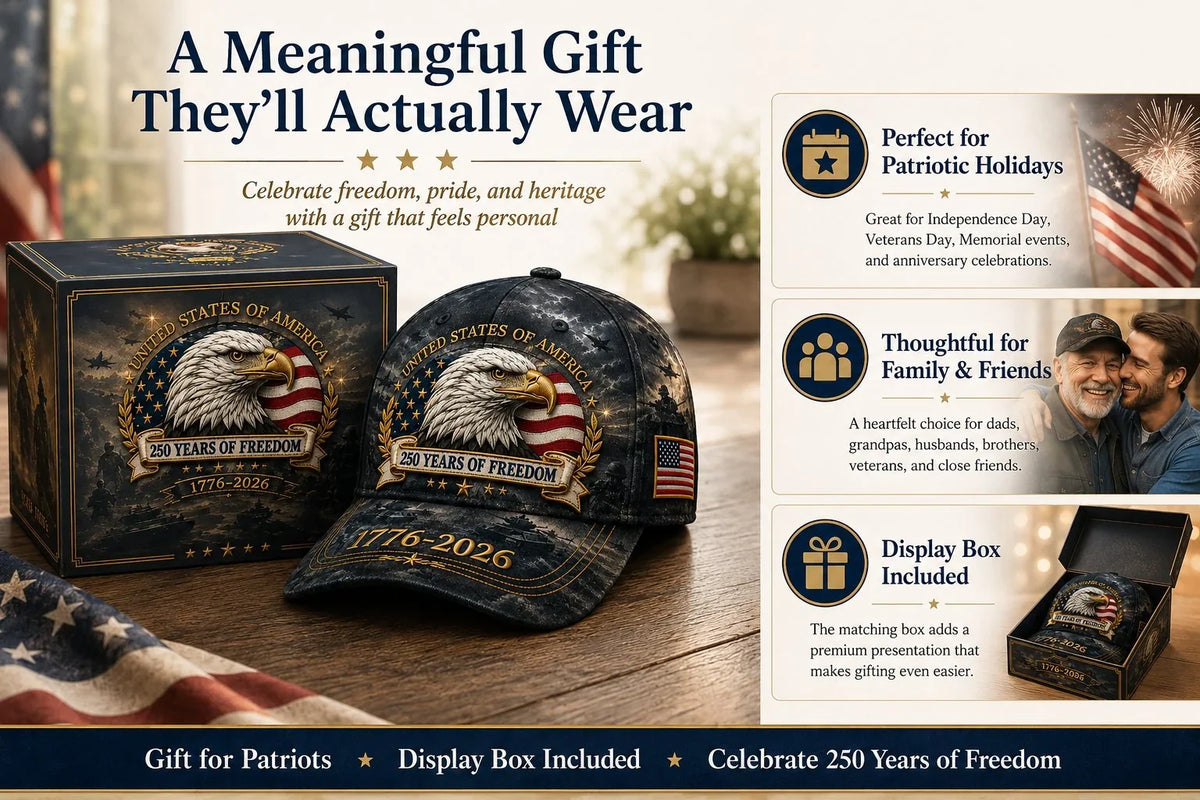 Distinctive 250 Years of dom Eagle Cap – Patriotic Vintage Baseball