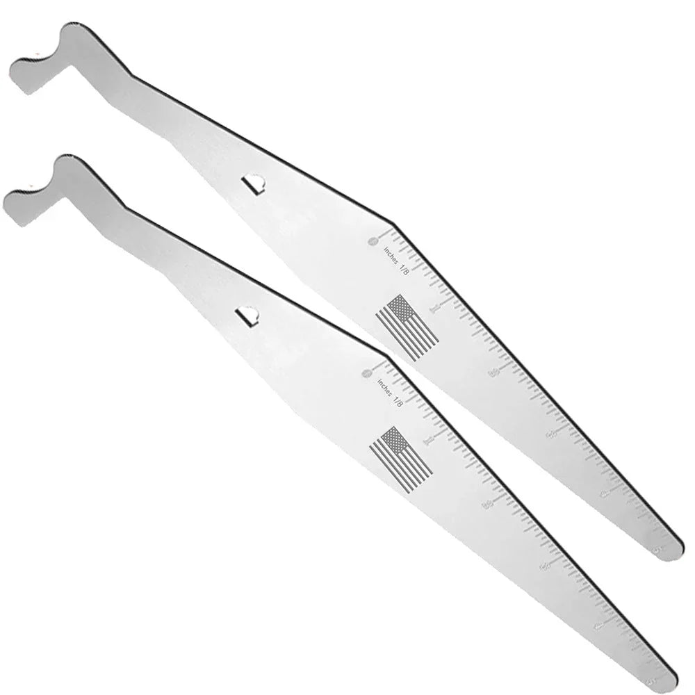 2-Piece Spring-Steel Lever Bypass Tool for Authorized Entry