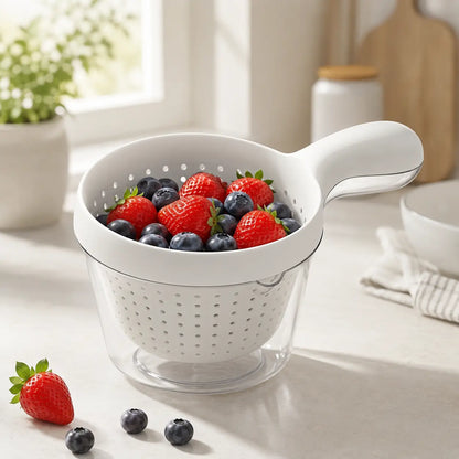 Easy-Use 2-in-1 Drain – Fruits Effortlessly for Daily Kitchen Tasks