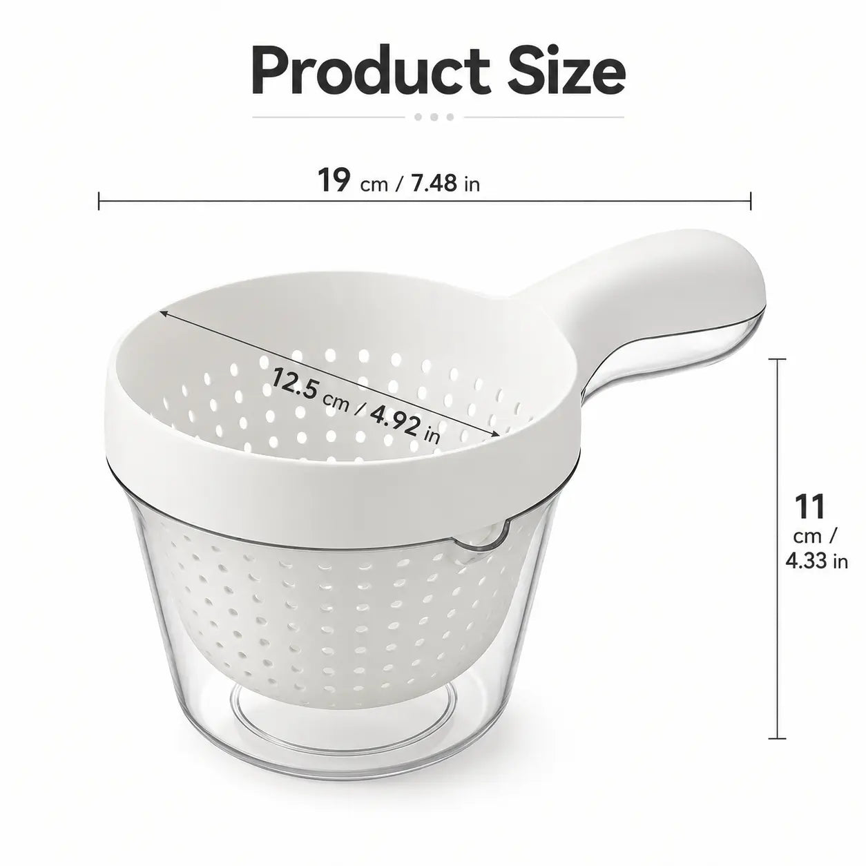 Easy-Use 2-in-1 Drain – Fruits Effortlessly for Daily Kitchen Tasks