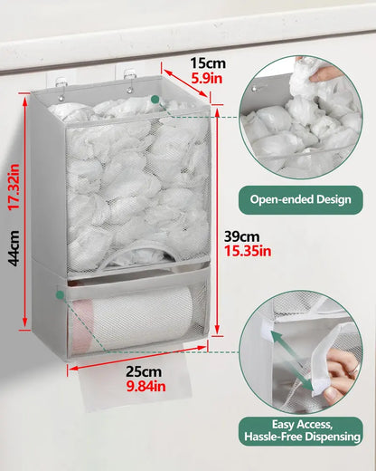 Easy-Use 2-in-1 Durable – Storage Organizer for Daily Kitchen Tasks