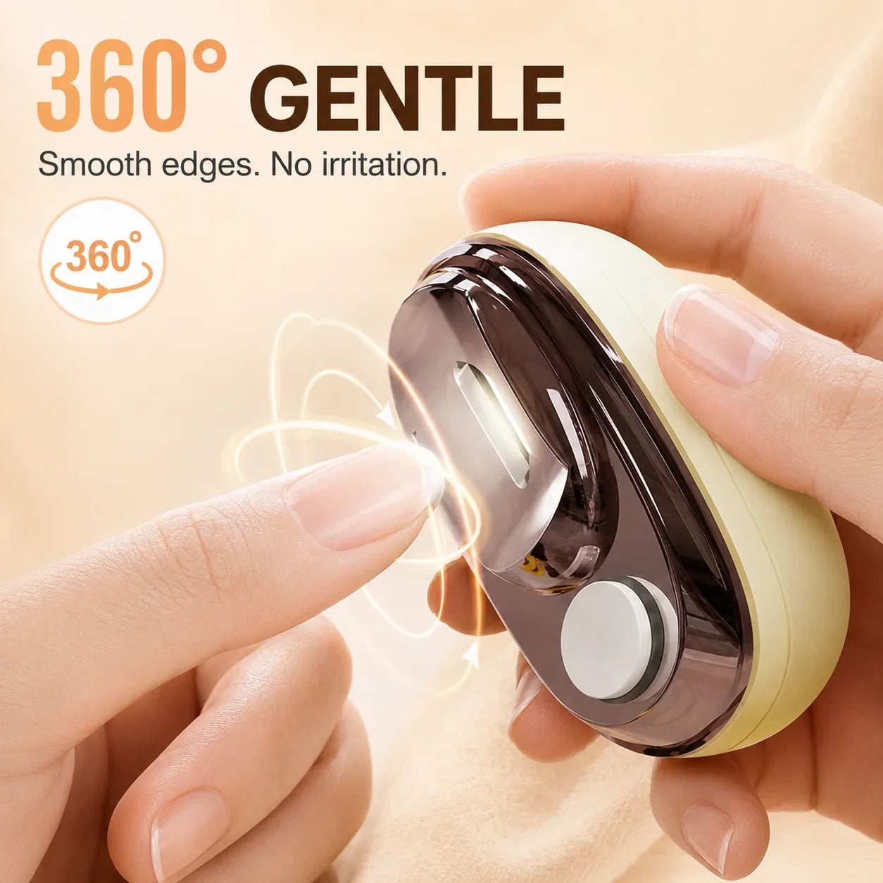 Purpose-Built 2-in-1 Electric Nail Clipper with LED for Everyday Use