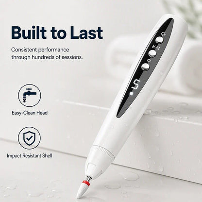 Decorative 2-in-1 Electric Nail Drill with UV Gel Light Portable