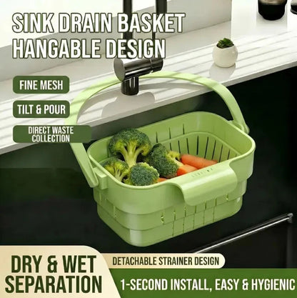 Practical 2 -PACK Foldable Hanging Kitchen Sink Drain