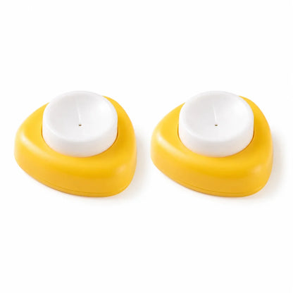 Practical 2PCS Egg Piercer with Stainless Steel Needle, One-Press Egg