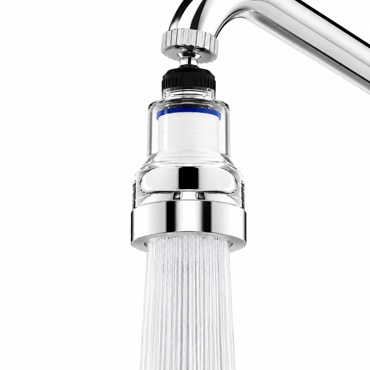 Easy-Care 360° Rotating Faucet Aerator Filter, 6-Layer – 360 Rotating