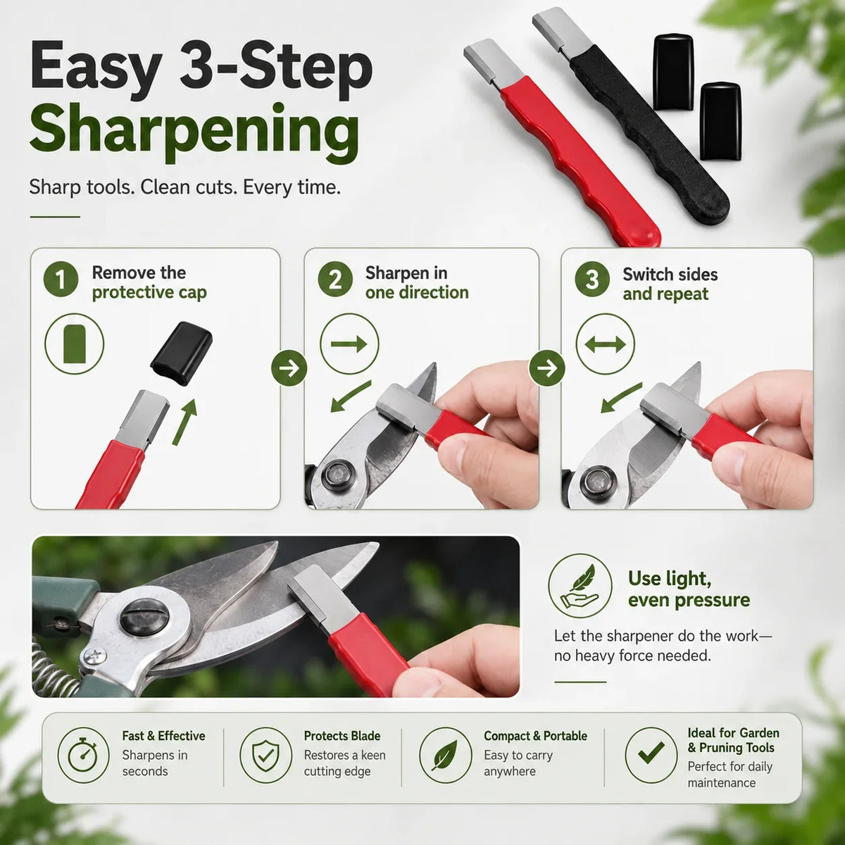 Easy-Use Professional Kitchen Knife Sharpener for Daily Kitchen Tasks