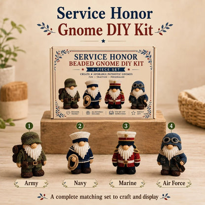 Hands-On 3D Beaded Gnome DIY Kit Collection for Creative Play